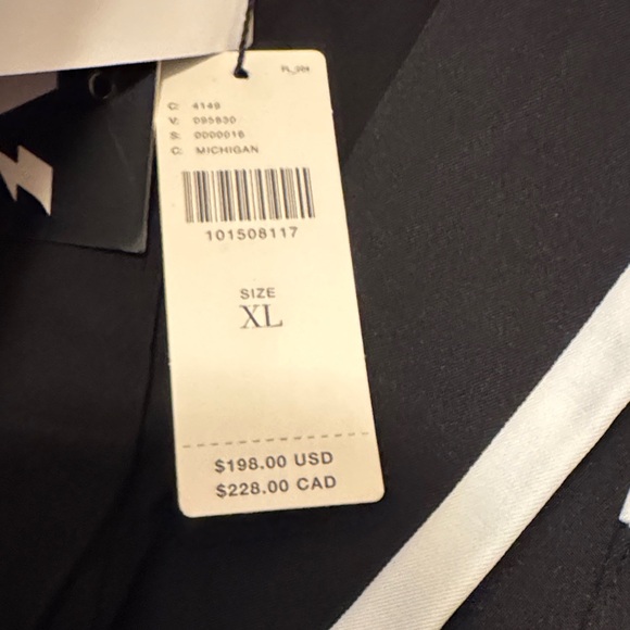 W Collective University of Michigan Football Anthropologie Blazer NWT XL - Picture 7 of 12